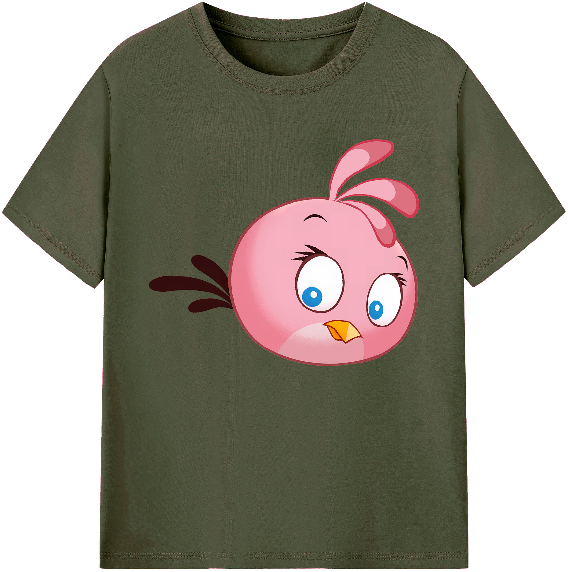 （画像用） Angry Birds アングリーバード 綿100％ メンズ半袖Tシャツ｜肌触りやわらか＆通気性